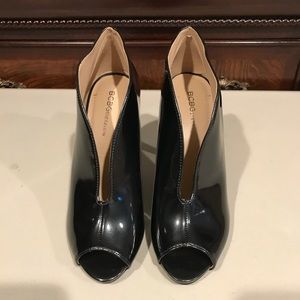 BCBG generation deep cut peep toe ankle bootie 7